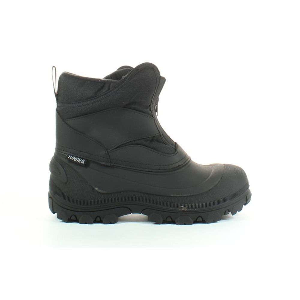 Tundra Mens Black Snow Boots Size 9 Medium (D, M)